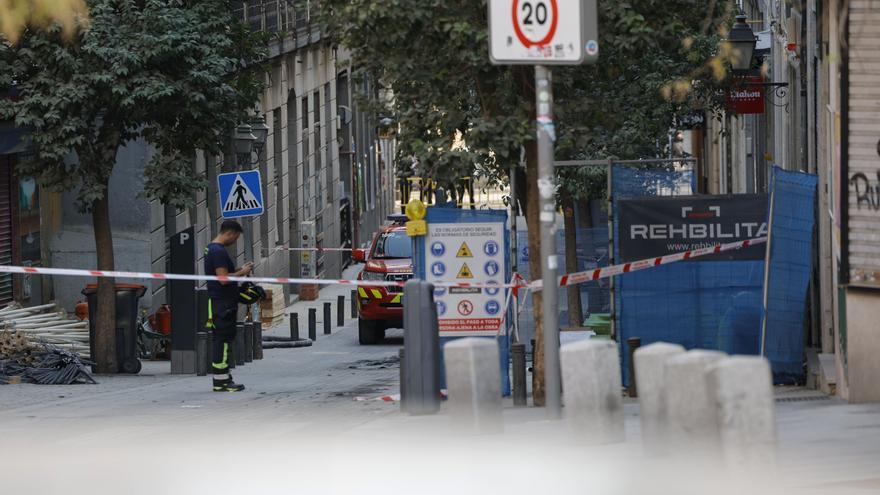 Un colapso en la terraza de la quinta planta causó el derrumbe en el centro de Madrid