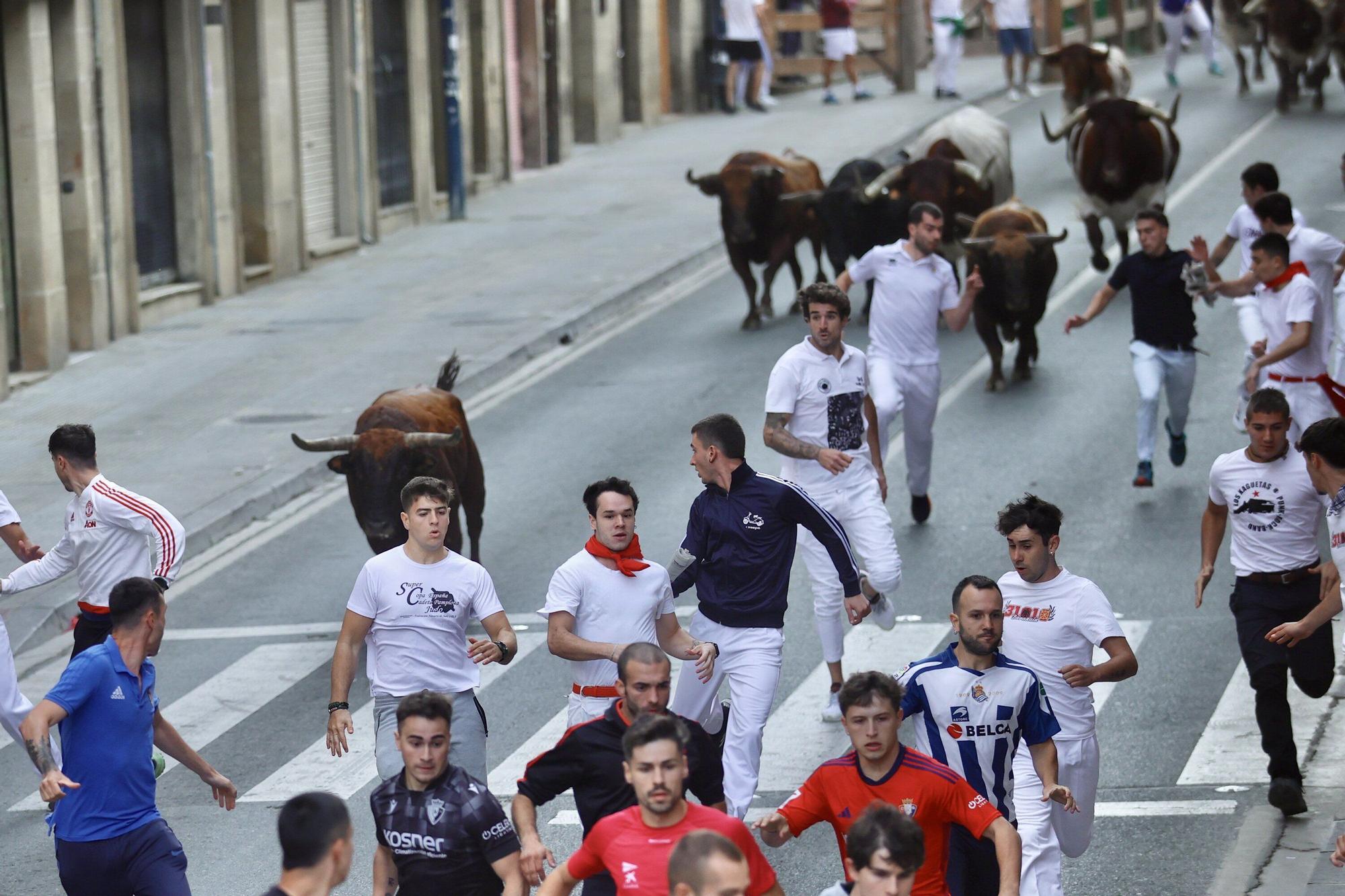 Fotos del quinto encierro de las fiestas de Tafalla 2025