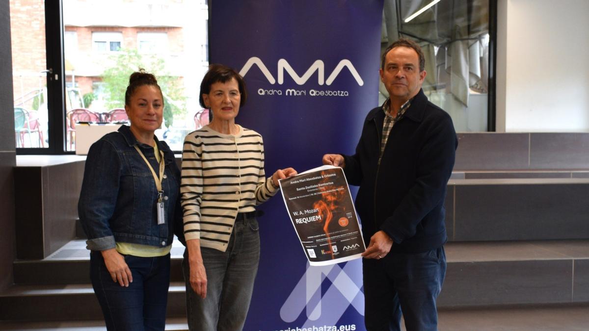 Presentación del concierto de Andra Mari.