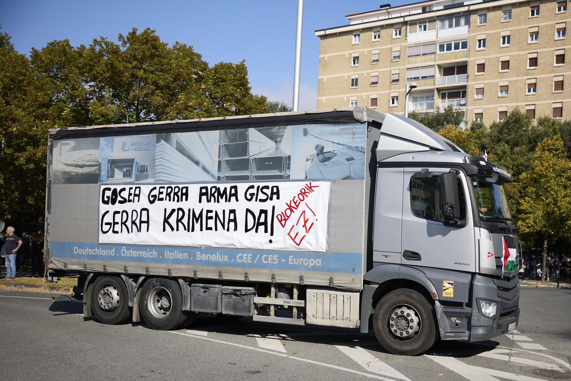 Huelga y paros en solidaridad con Palestina durante este miércoles en Navarra