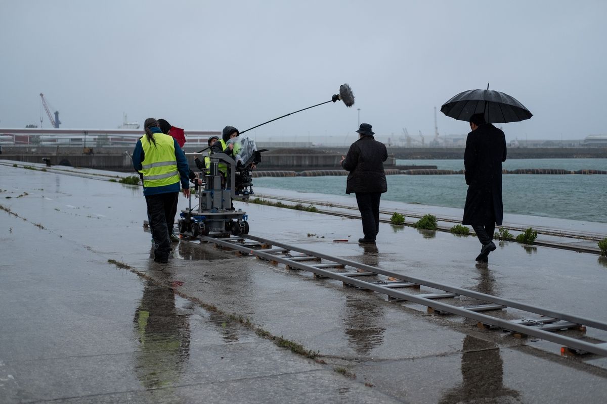 Una ballena, con Ingrid García-Jonsson y Ramón Barea, se rueda en Bizkaia