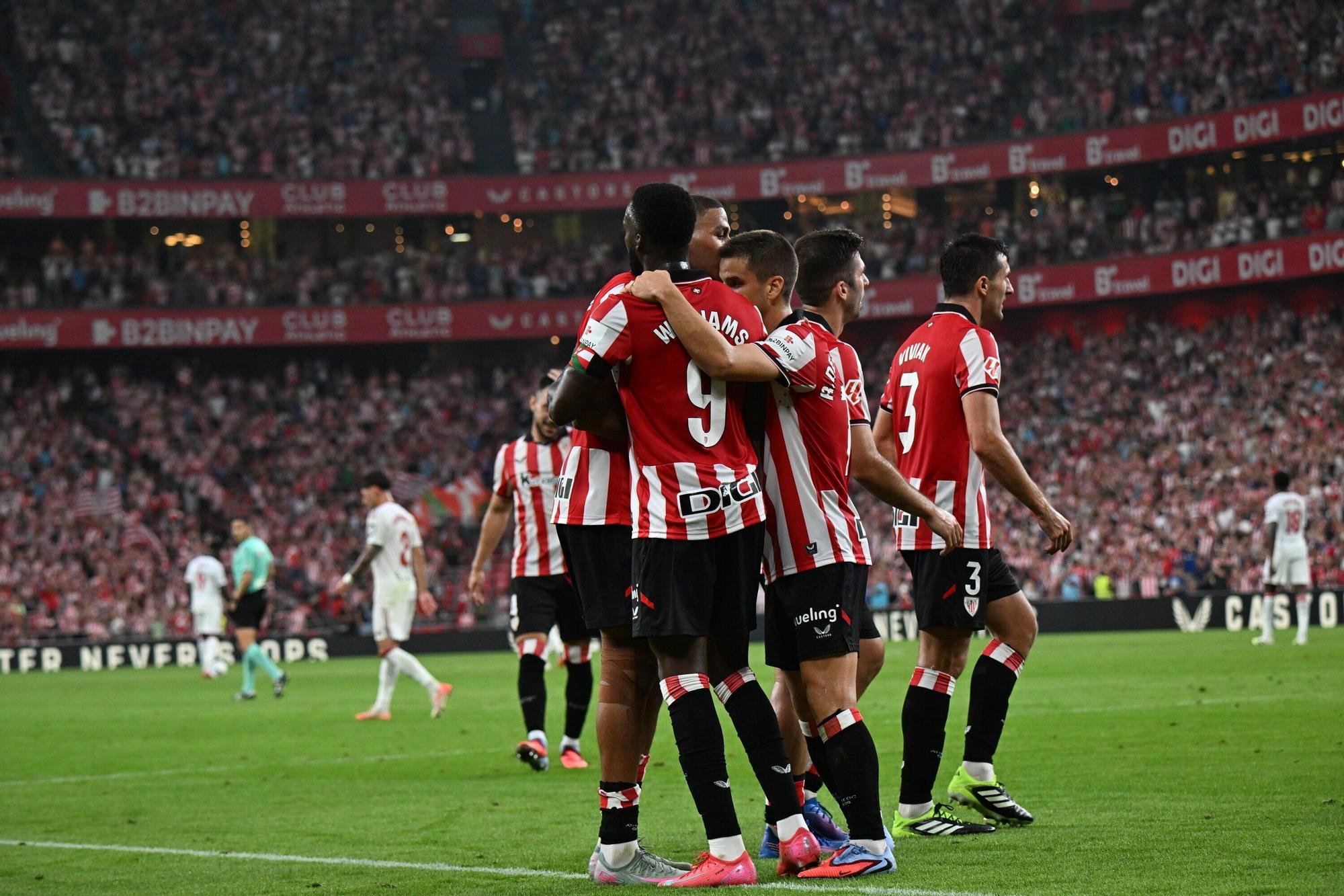El Athletic-Sevilla, en imágenes