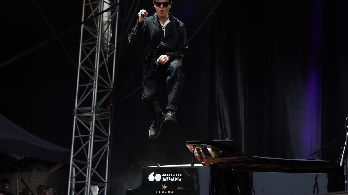 Jamie Cullum deslumbra Donostia
