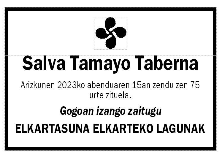 Salva Tamayo Taberna