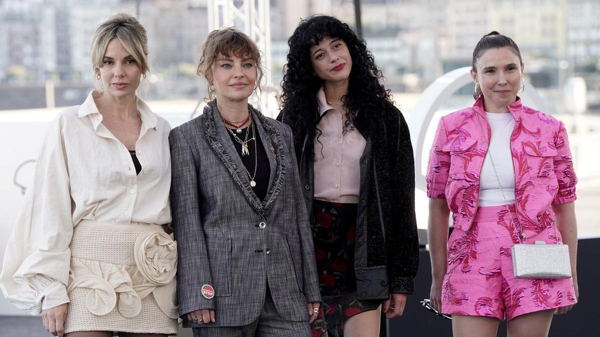 Las actrices de &#039;Belén&#039;, este martes en el Zinemaldia.