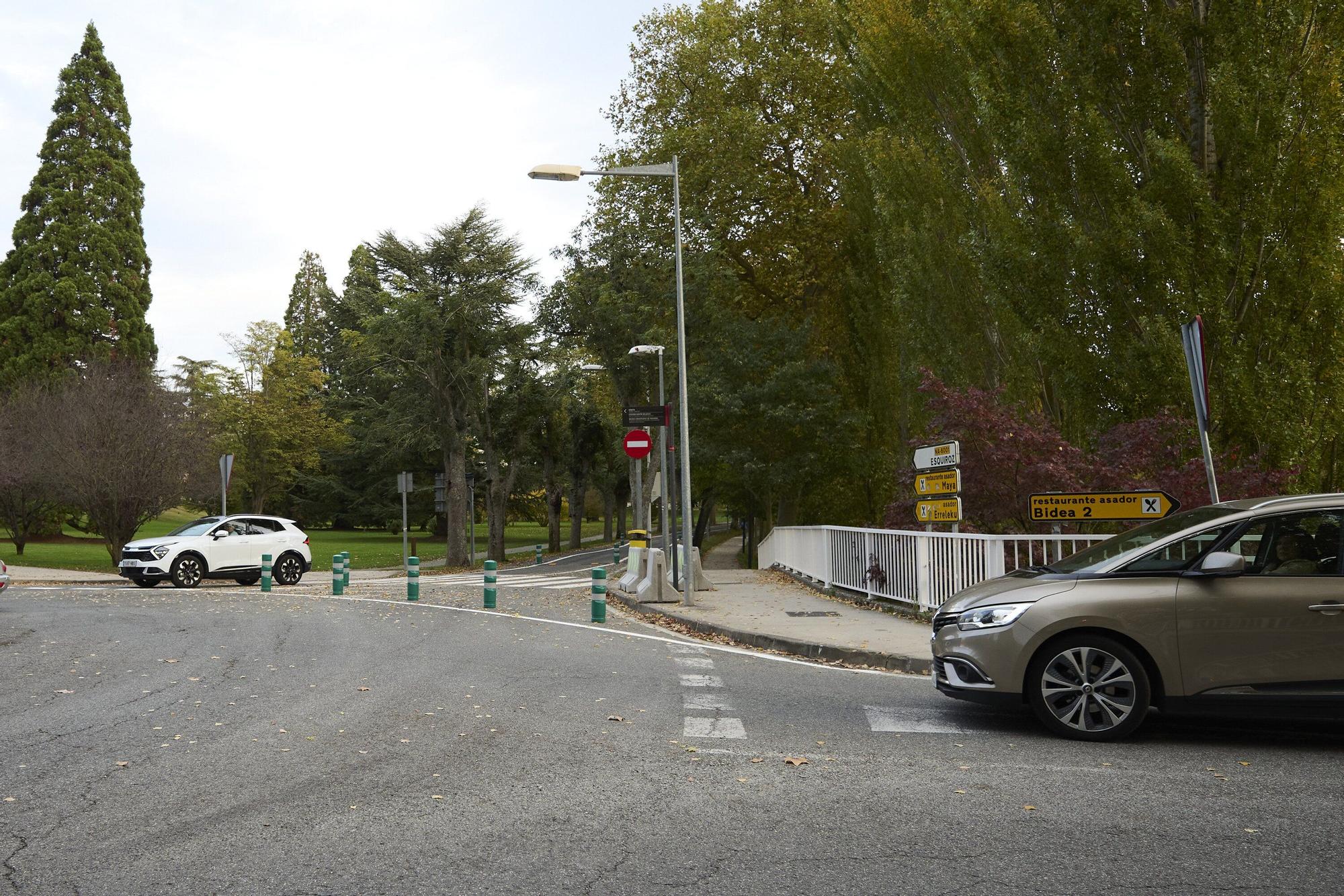 Reapertura de la carretera de la Universidad de Navarra