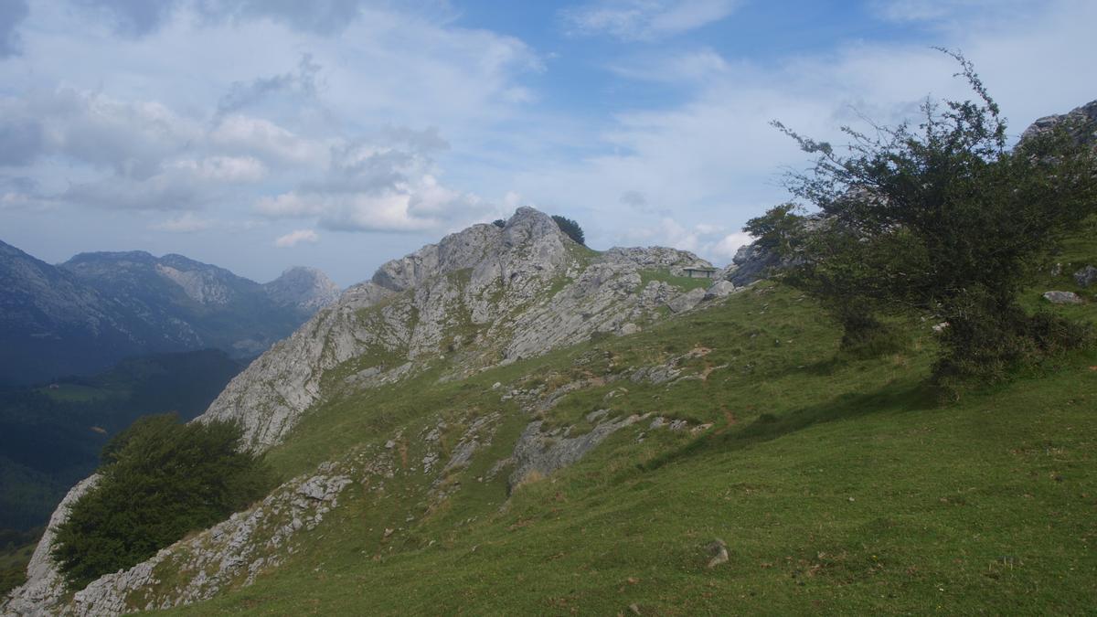 Vista del collado de Larrano.