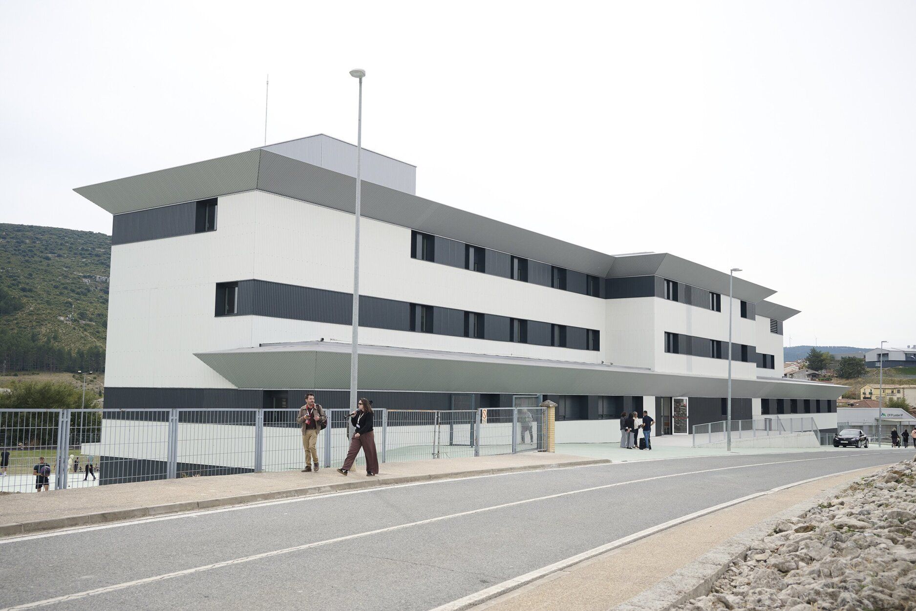 Fotos de la visita de la reina Letizia al CIP FP Lumbier IIP