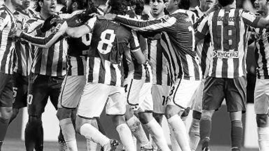 La pelea hace fuerte al Atlético de Madrid