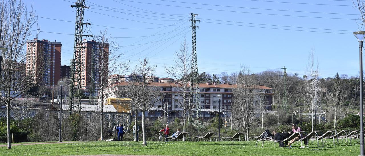 En imágenes: el parque Txinbo de Zorrotza se abrirá al Cadagua