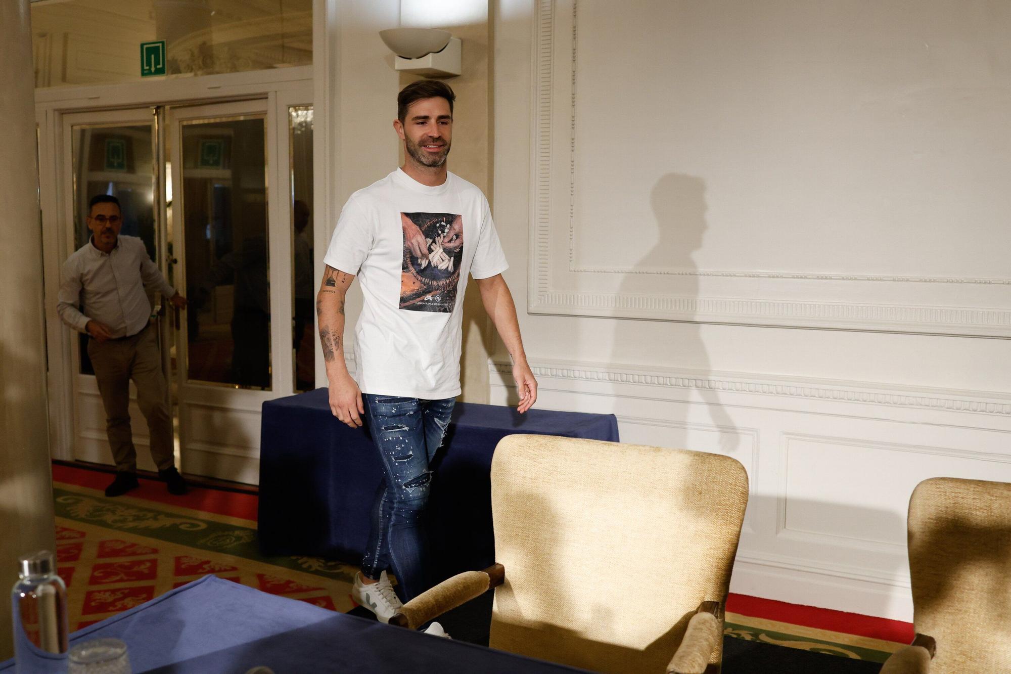 En imágenes: rueda de prensa de Yeray