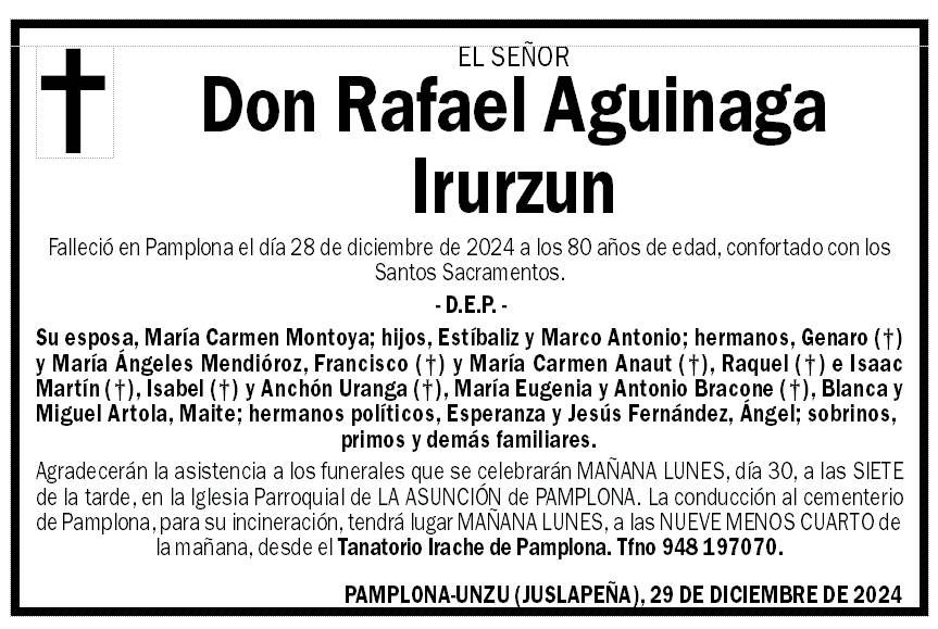 Rafael Aguinaga Irurzun