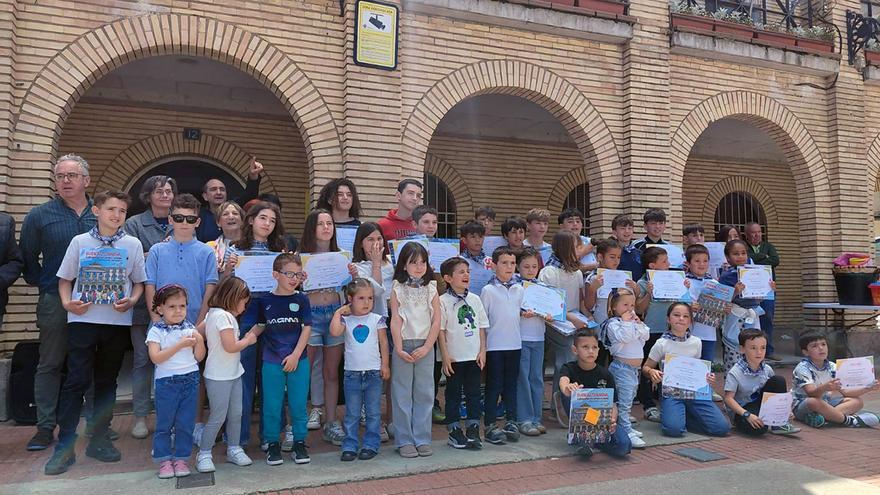 Los txikis de Caparroso y su entorno, reconocidos por su apuesta por el euskera