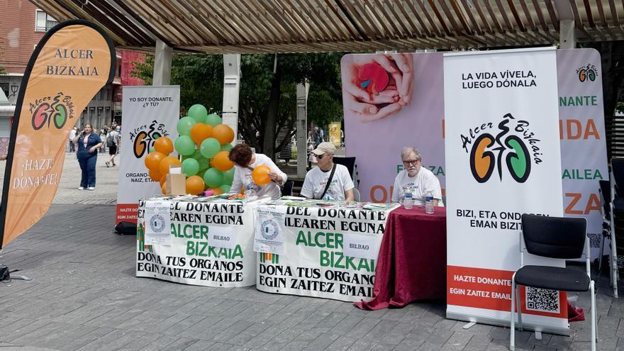 Bilbao celebra el Día Nacional del Donante con actividades para toda la familia en Indautxu