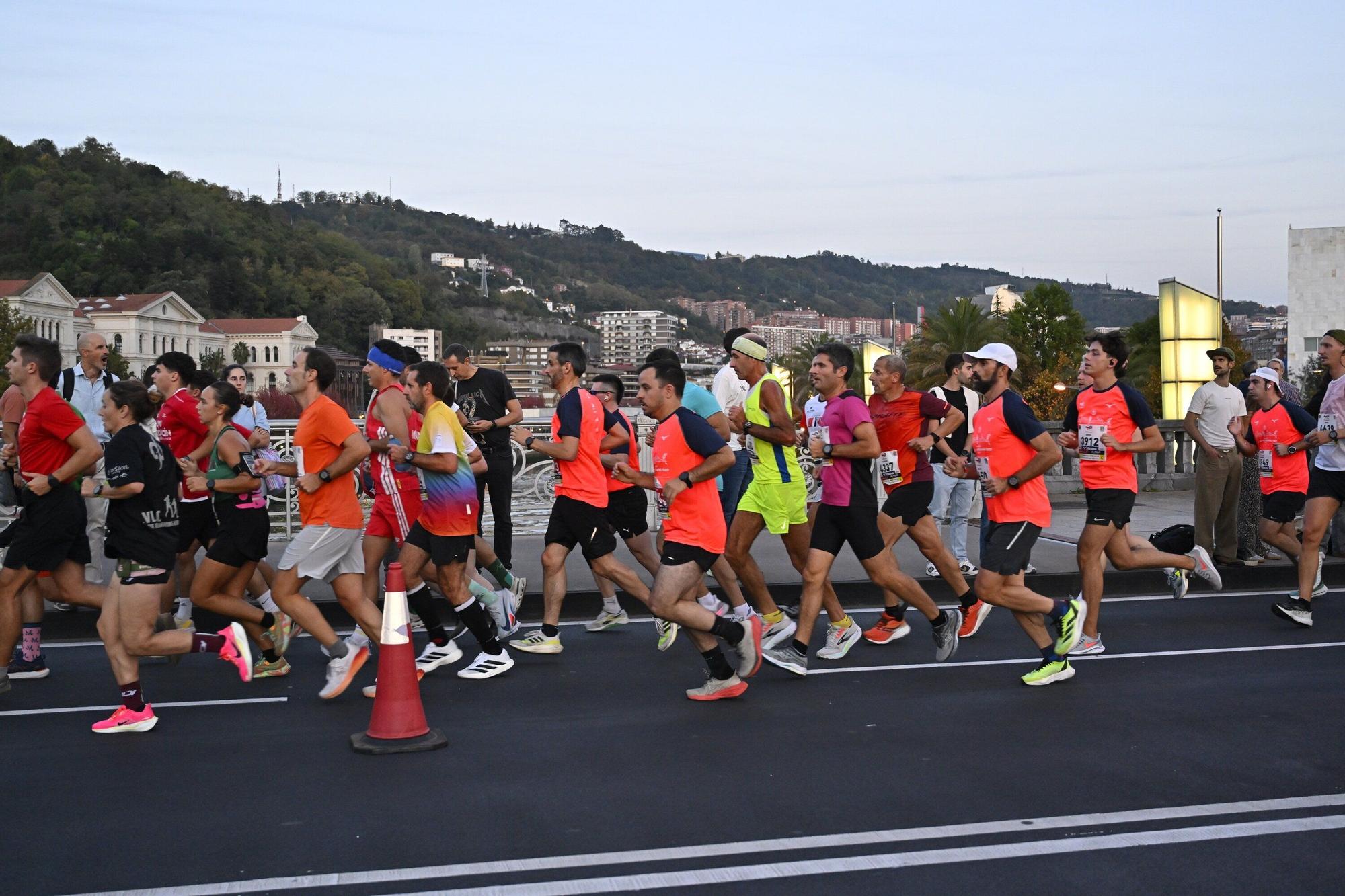 El Bilbao Night Marathon, en imágenes