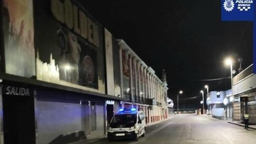 Patrullas de Policía Local de Murcia en Atalayas. Patrullas de Policía Local de Murcia en Atalayas.