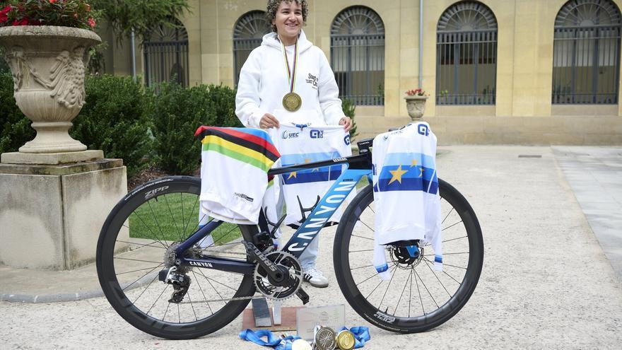 La ciclista navarra Paula Ostiz realizará el saque de honor en El Sadar este domingo