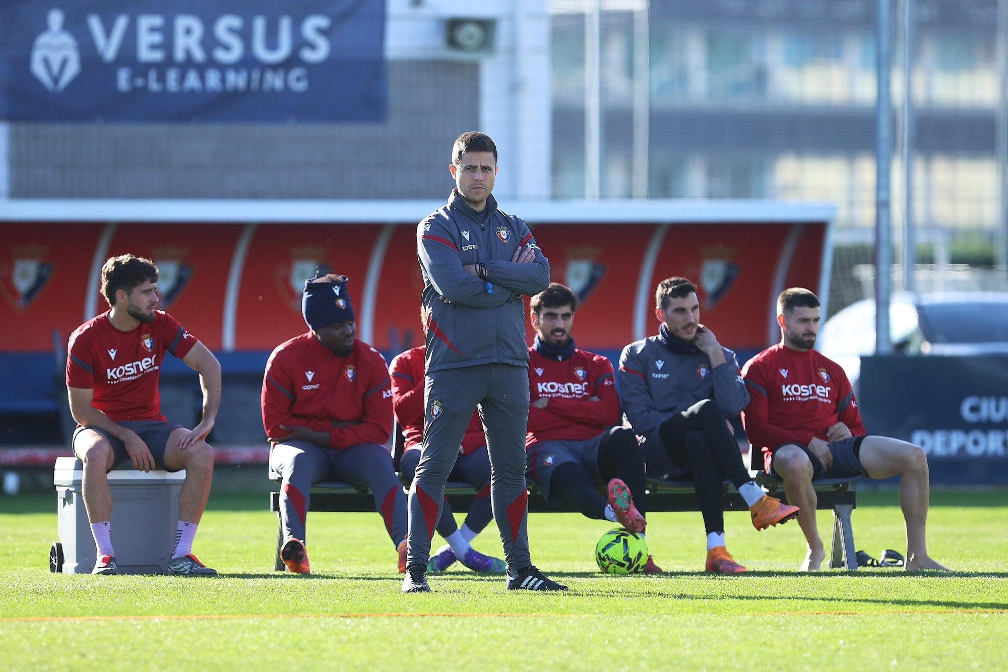 Fotos del entrenamiento de Osasuna de este martes 9 de diciembre