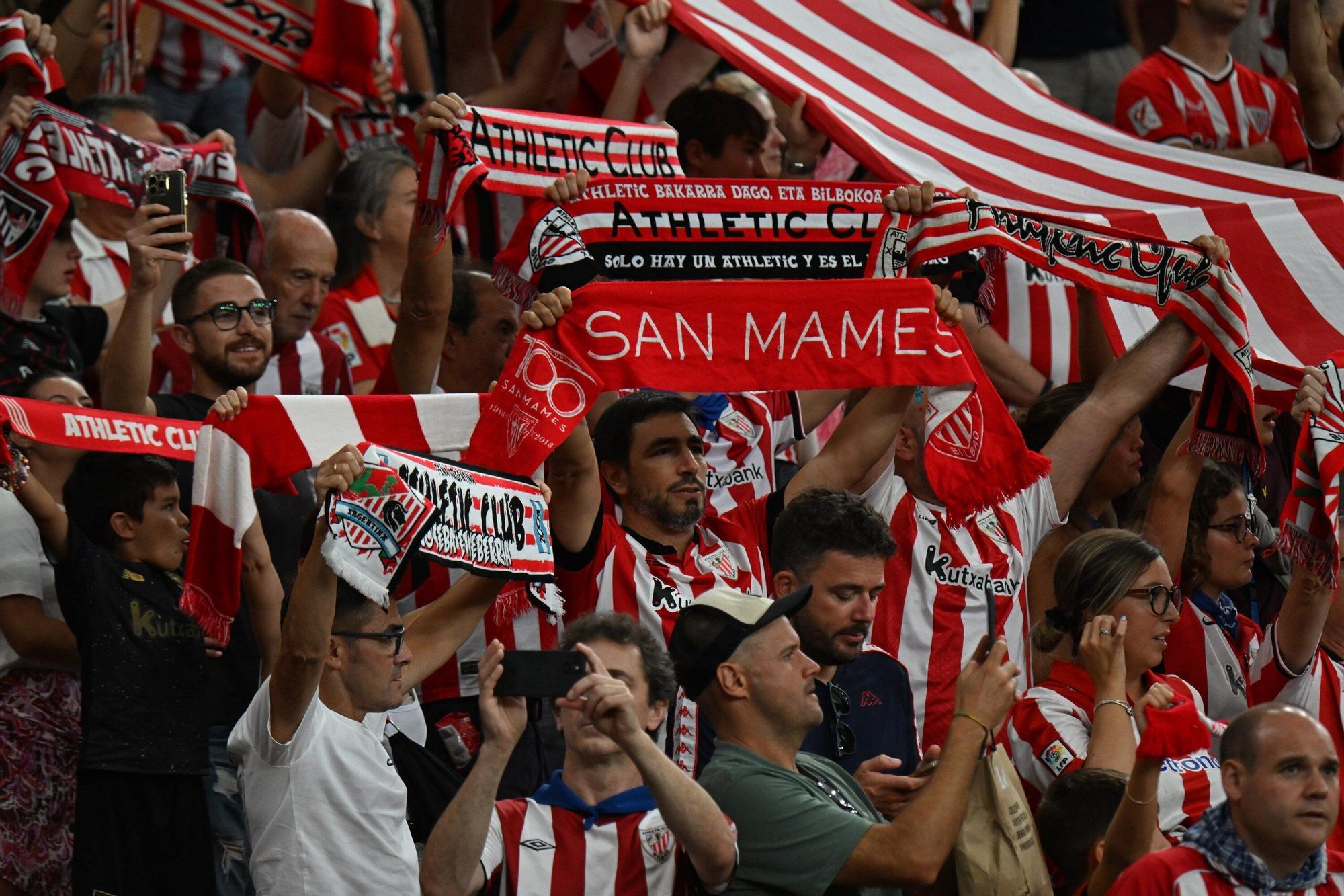 En imágenes: ¿Has estado en San Mamés viendo el Athletic-Sevilla? Búscate en nuestra galería