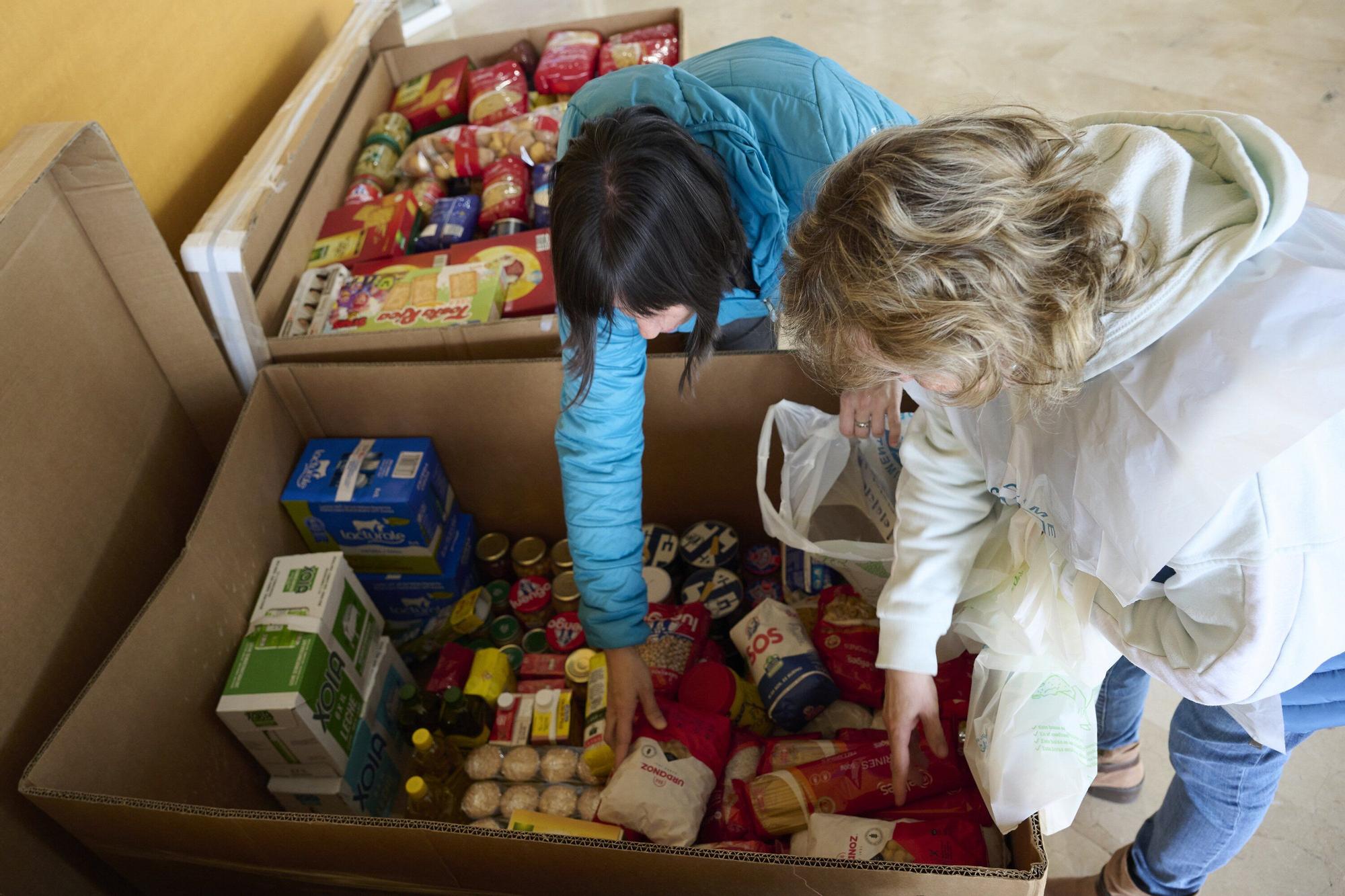 Fotos de la Gran recogida del Banco de Alimentos de Navarra en E.Leclerc
