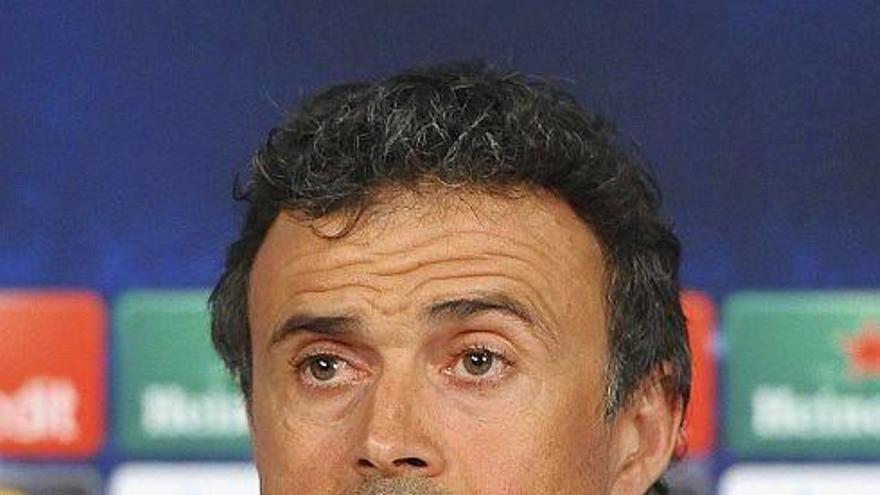 Luis Enrique: &quot;Podrá salir mejor o peor, pero el Barça no especula&quot;