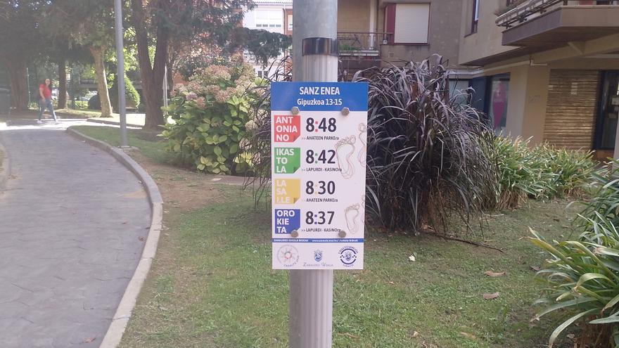 Zarautz adapta su movilidad al inicio del curso escolar