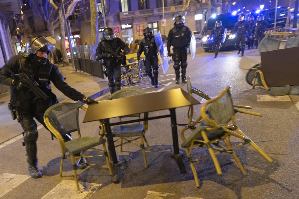 Disturbios en Barcelona