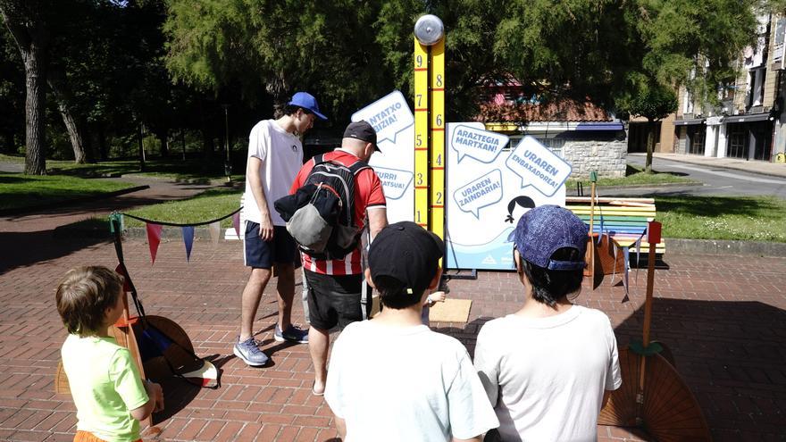 En imágenes: las familias disfrutan de la Fiesta del Agua en Arrigorriaga