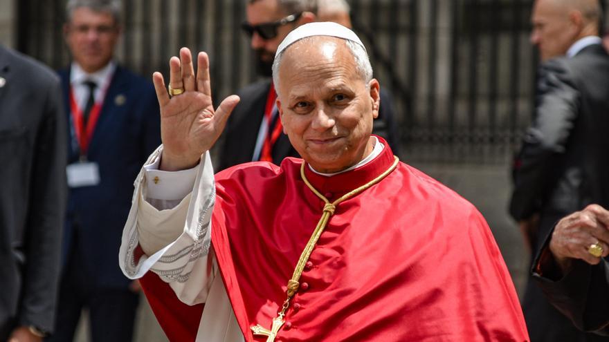 León XIV arranca su visita a Barcelona con un saludo en catalán