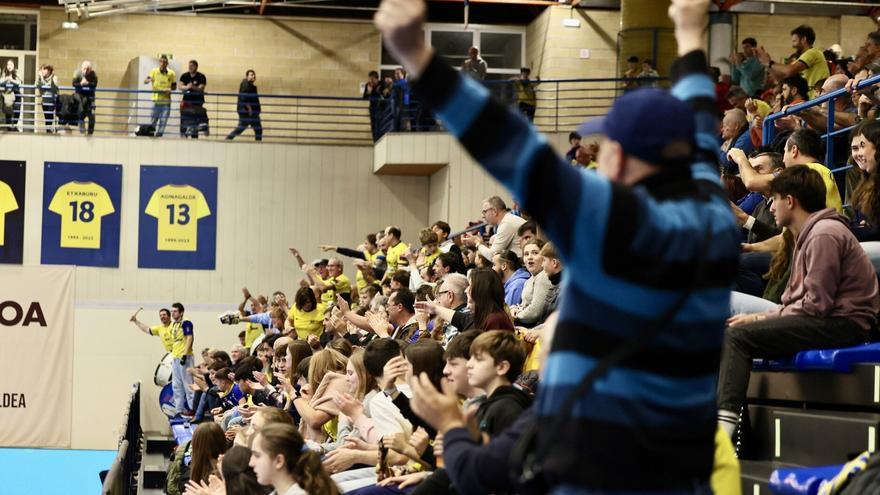 Alegría en Artaleku con la gran clasificación del Bidasoa en la EHF European League