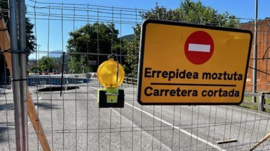 Amorebieta iniciará este lunes las obras del socavón de la calle San Miguel