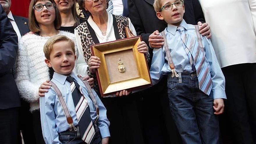Entrega, a título póstumo, de la Medalla de Oro de Navarra a José María Jimeno Jurío. Fotos: JAVIER BERGASA