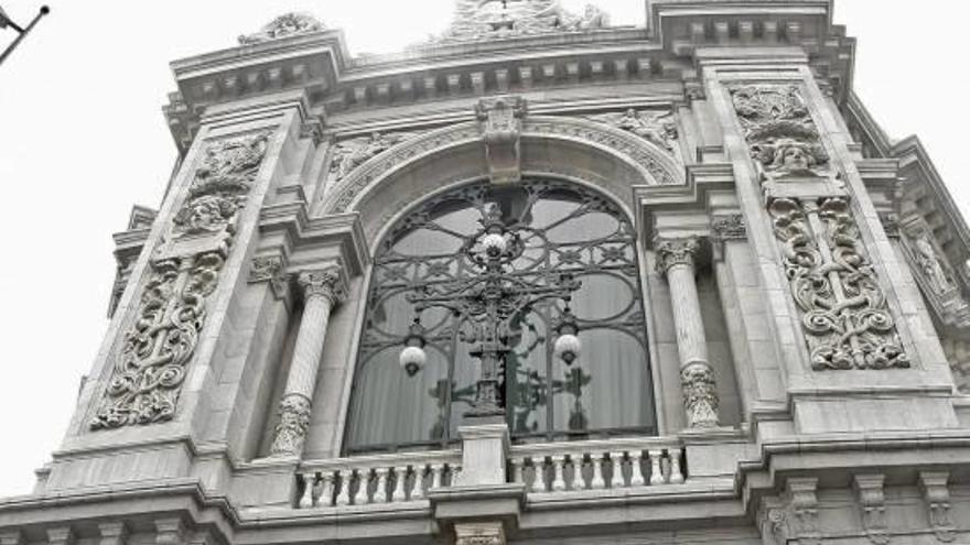 Vista de la sede del Banco de España, en Madrid.