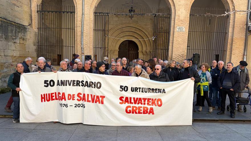 Tierra Estella revive los actos de la histórica huelga de Salvat de 1976