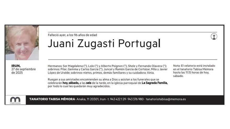 Juani Zugasti Portugal