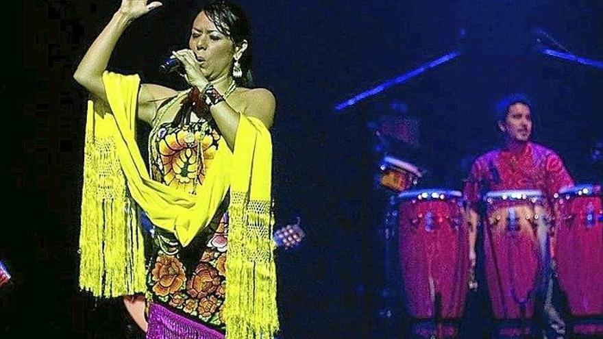 Lila Downs, en un concierto en Donostia.