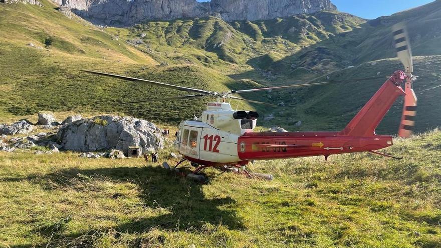 Rescatan a un niño de 10 años herido tras una caída en Picos de Europa