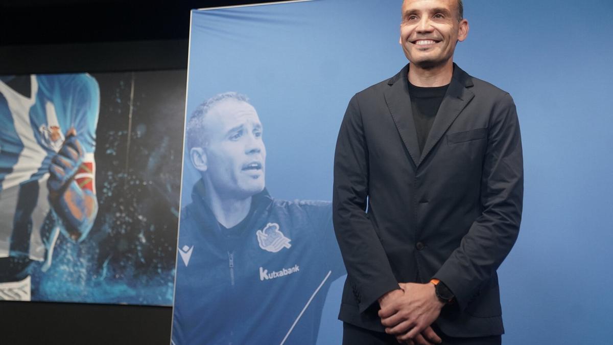 Sergio Francisco, en su presentación como técnico realista.
