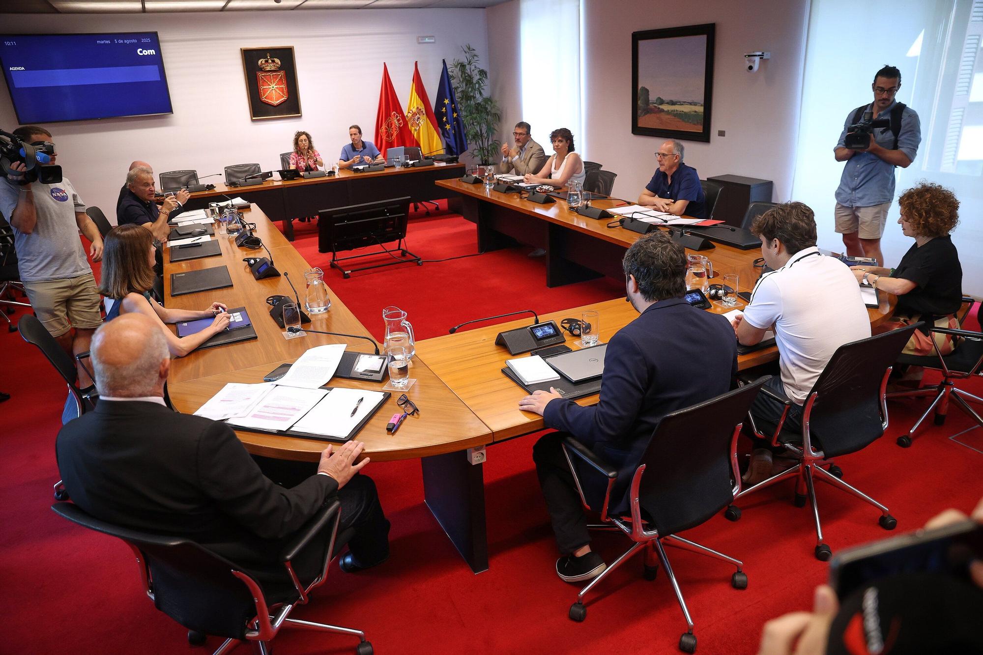 Imágenes de la primera sesión de la comisión de investigación