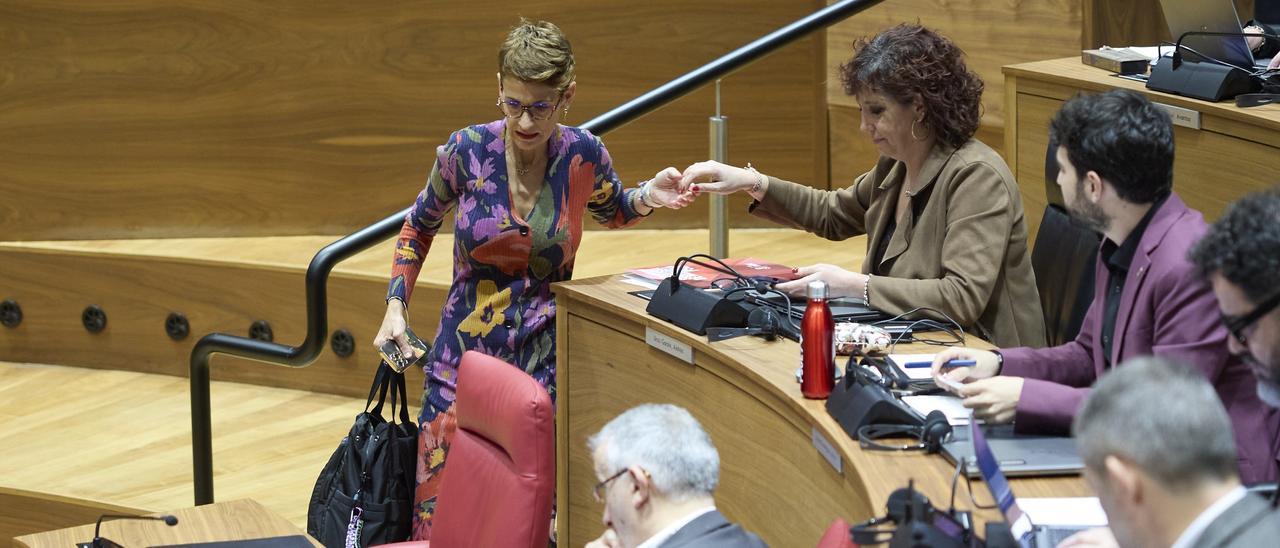 Fotos de la segunda jornada del Debate sobre el estado de la Comunidad foral 2025