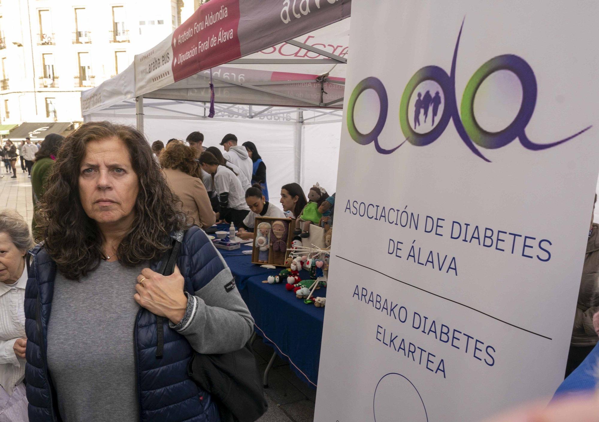 En imágenes: Vitoria se une al día mundial de la diabetes