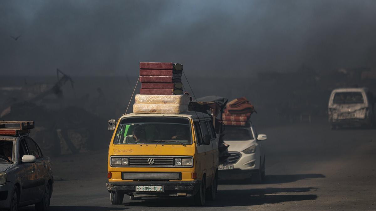 Desplazados en Gaza