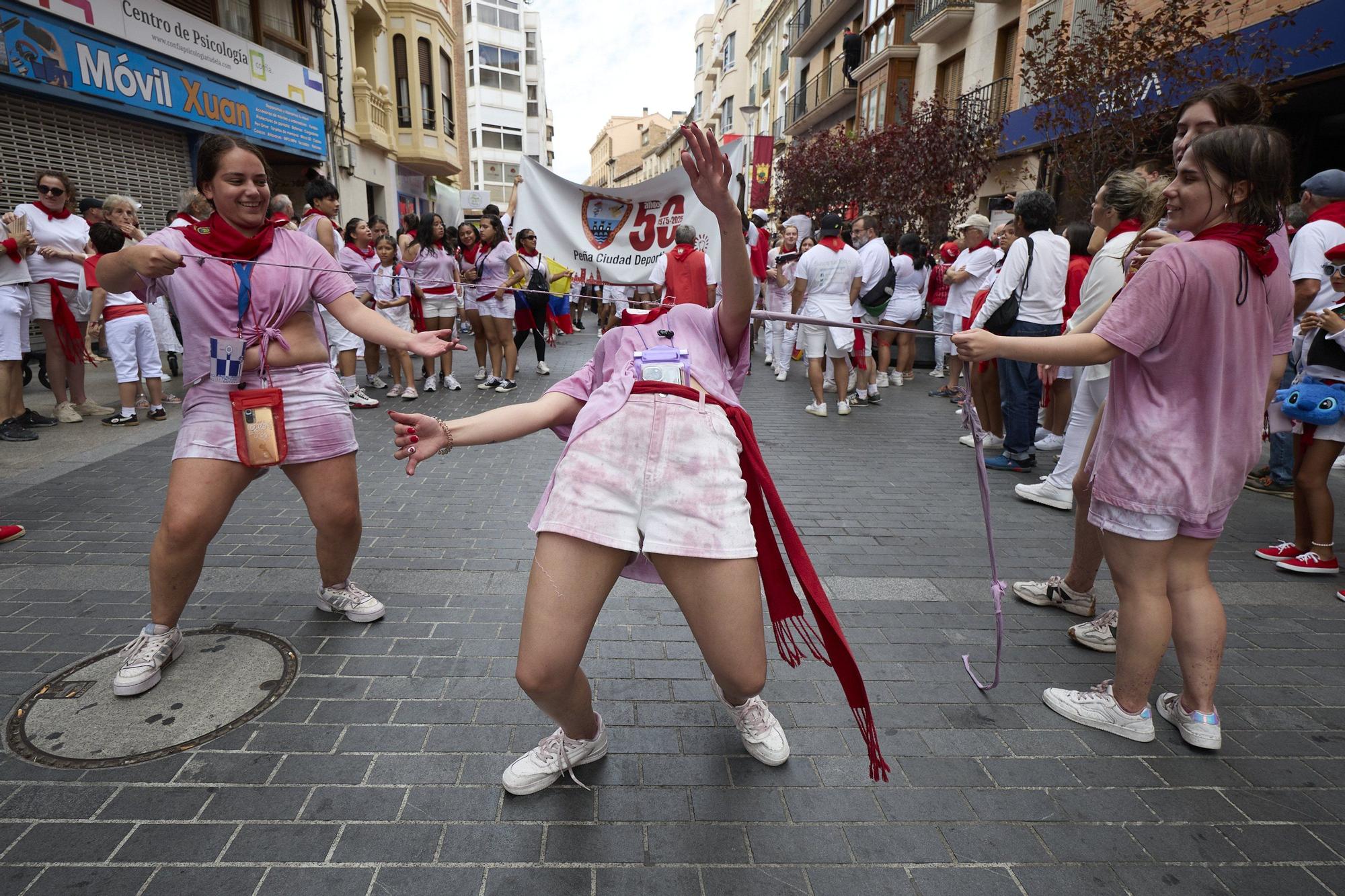 Fotos del cohete de las fiestas de Tudela 2025