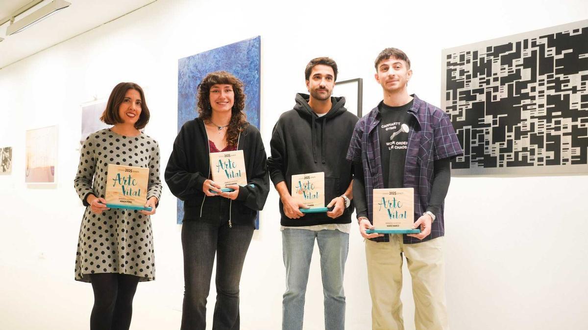 Aiskoa Pérez, Maider Varona, Mario Marco y Víctor Echevarría