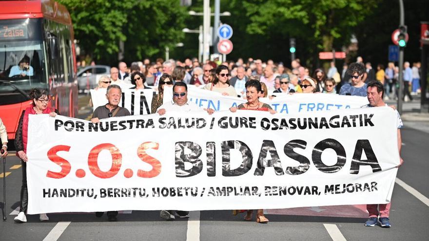 Manifestación en Irun por una atención sanitaria “de calidad”