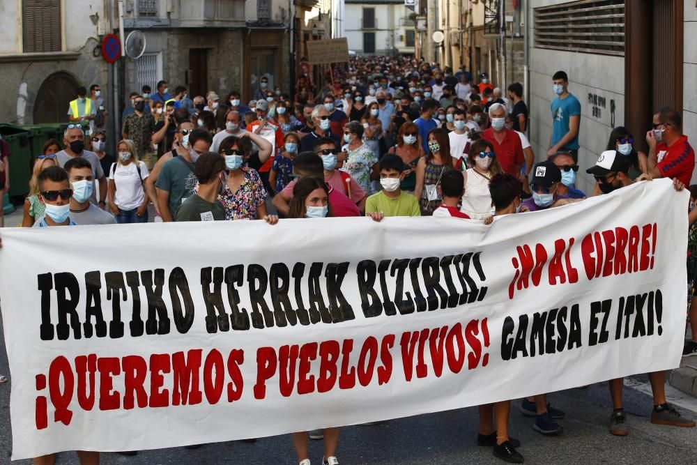 Manifestación por el cierre de Siemens Gamesa Aoiz