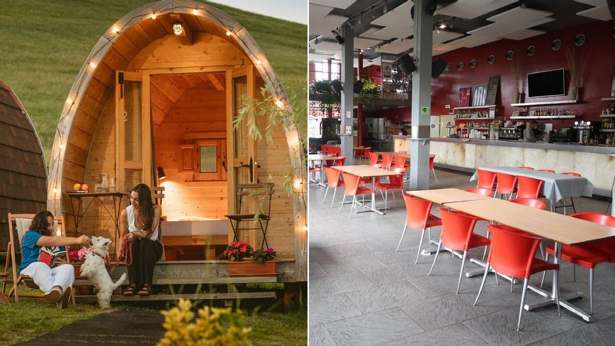 Camping Izarpe y restaurante del Camping Iratxe.