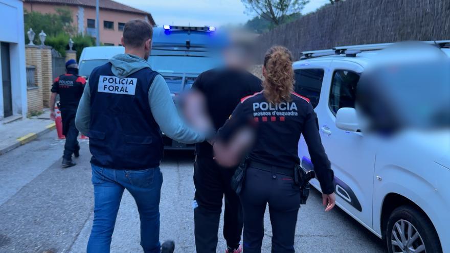 La Policía Foral y los Mossos desarticulan una banda que asaltaba camiones que llevaban droga