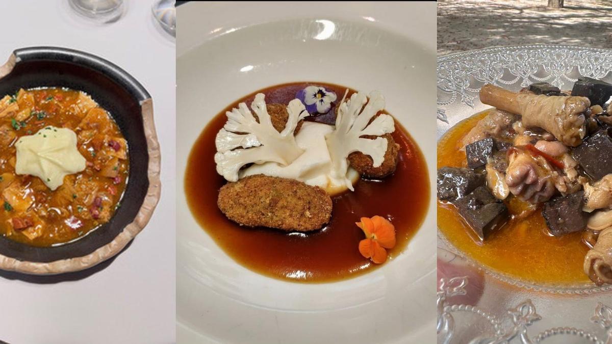 Diferentes platos de casquería elaborados por restaurantes de Euskal Herria. Diferentes platos de casquería elaborados por restaurantes de Euskal Herria.