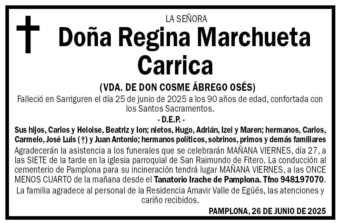 Regina Marchueta Carrica